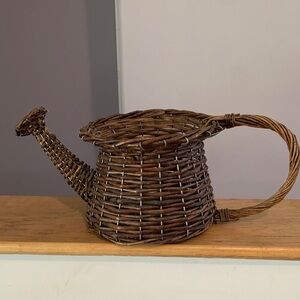 Large Wicker Watering Can